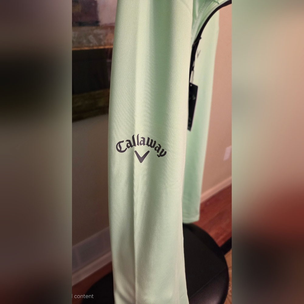 Men's XXL Calloway Solid Sun 1/4 Zip Pullover - Picture 4 of 4